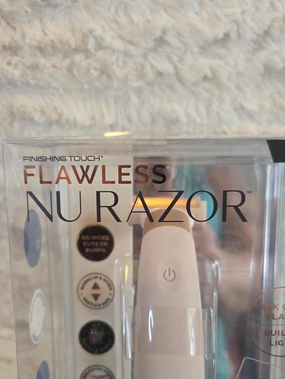 LAWLESS Rose Gold Facial Razor Precision Trimmer - Picture 2 of 4